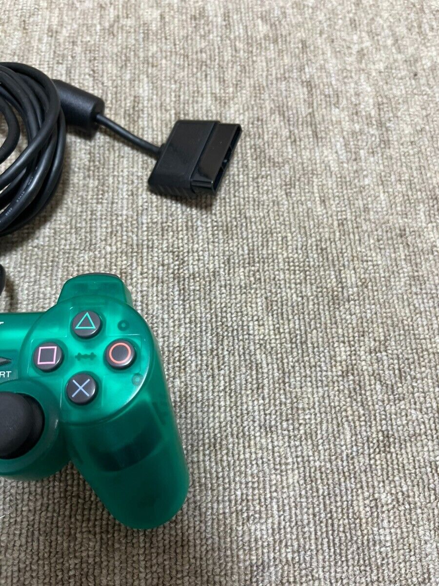 Playstation2 Dual Shock2 Emerald Green clear Sony PS2 Japan Playstation2 Dual Shock2 Emerald Green clear Sony PS2 Japan