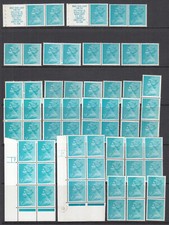 0.5p Definitives x61 unchecked for varities GB MNH (145210)