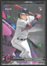2021 Topps Finest Andres Gimenez Rookie Cleveland Indians #10