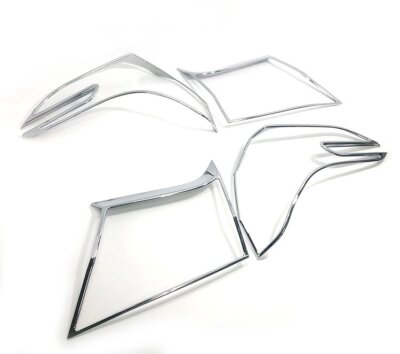 Chrome Taillight Rear Lamp Molding Cover Trim For Toyota Alphard 2016-2018