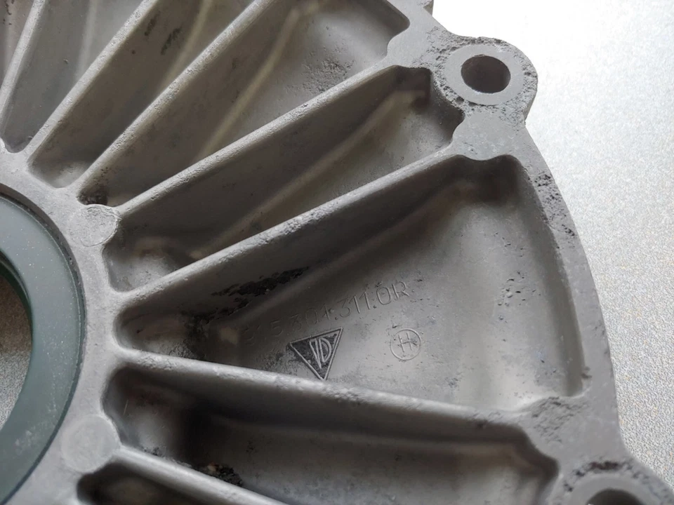 BONITO USADO ORIGINAL PORSCHE 911 915 TRANSMISIÓN MAGNESIO CUBIERTA LATERAL NLA #5 Foto 3 de 4