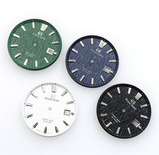 33.5mm Pattern GS Watch Dial No Luminous for NH35 Movement Watch Parts