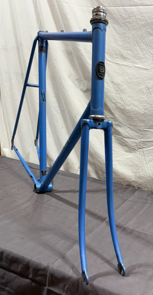 Vintage Miyata 62cm C-C Lugged CrMo Road Bike Frame/Fork Headset