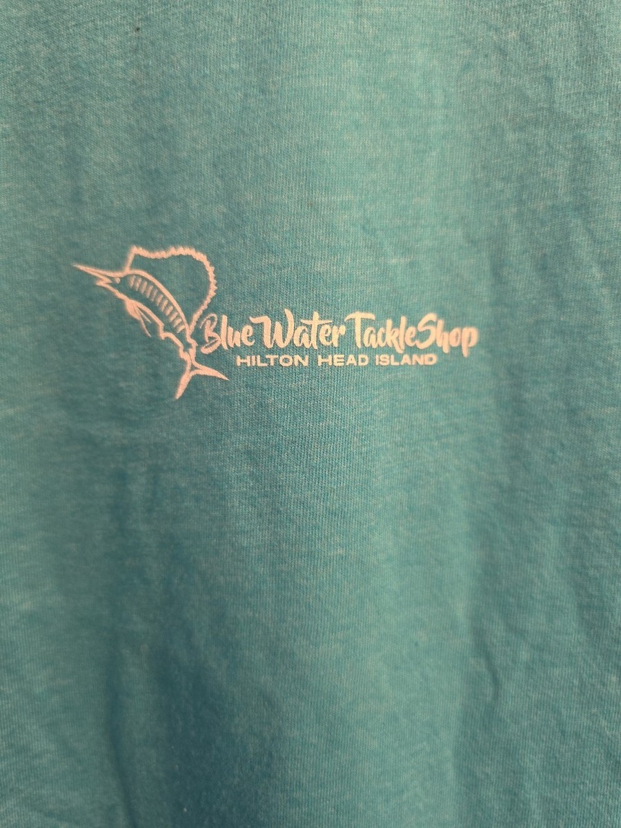 Blue Water Tackle Shop Hilton Head Island T-shirt XL Next Level View 2