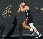 Stephen Curry Night Night Signed 16x20 USA 2024 Olympics Signed Photo BAS USASM