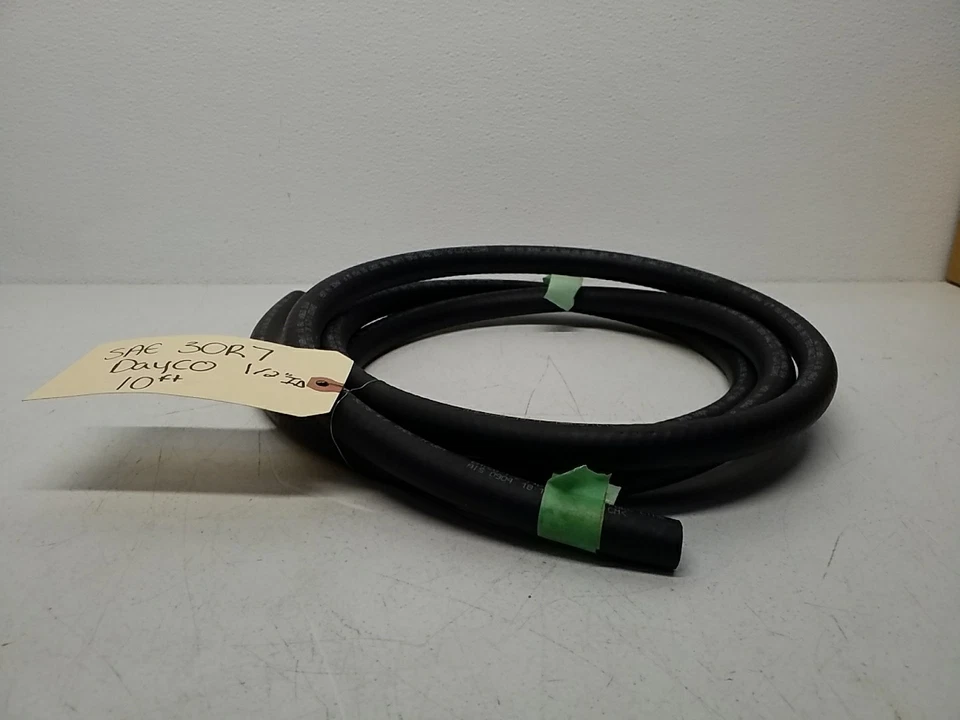 Manguera de línea de combustible Dayco SAE 30R7 10 pies de largo 1/2" I.D. – Presión de trabajo 50 PSI Foto 2 de 4