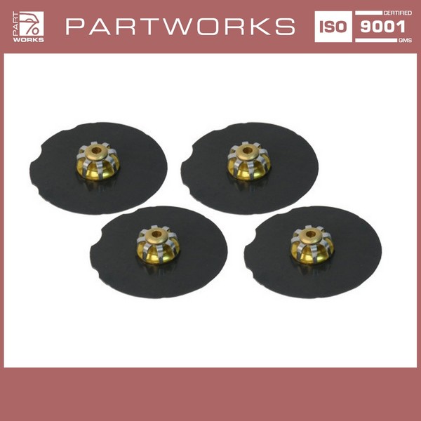 4X DäMpfungsblech Bremssattel FüR Porsche 944 S2 968 964 Carrera Vorne 28Mm-image