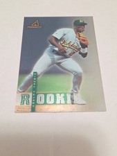 1998 Pinnacle Miguel Tejada Oakland A's Rookie Card #36 . rookie card picture