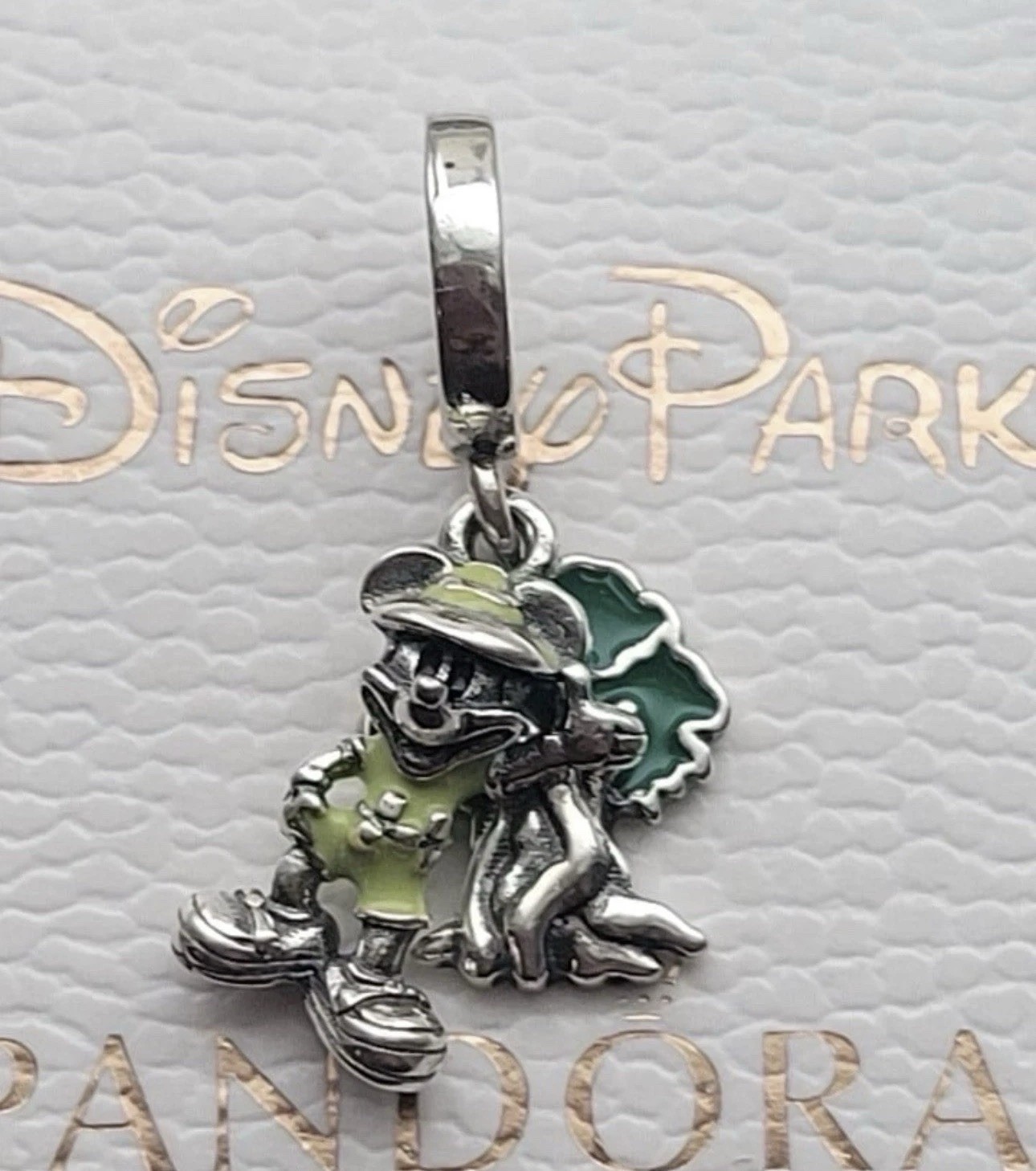 2024 Disney Parks Animal Kingdom Mickey Mouse & Tree Of Life Pandora Charm W Bag