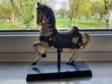 Vintage Pferd Karussellpferd ca 19 X 18 cm siehe Bilder sehr schöne Deko