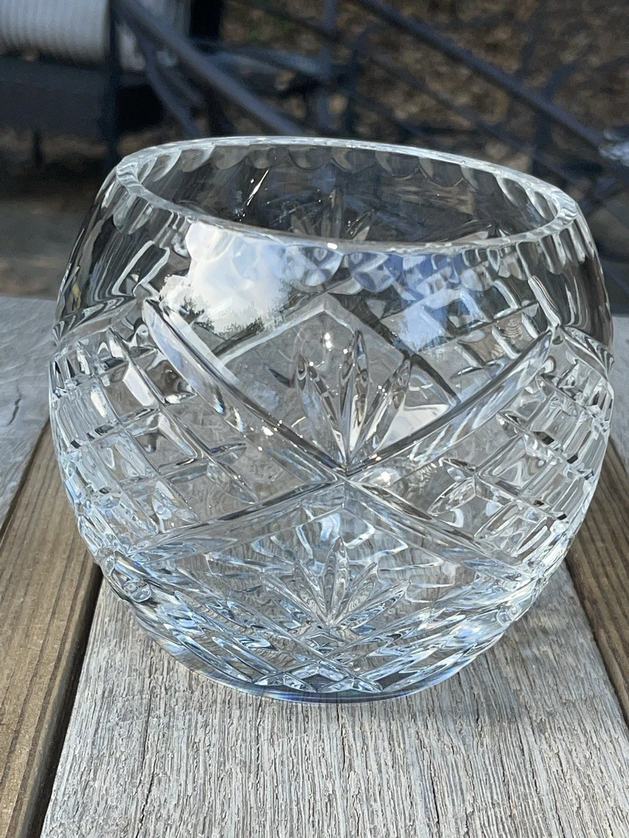 Crystal Rose Bowl Indiana Vintage Cut Glass for sale | eBay