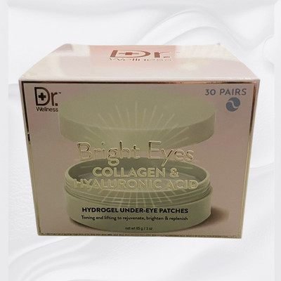 Dr. Wellness Bright Eyes Collagen Hyaluronic Acid Under-Eye Patches 30 Pairs