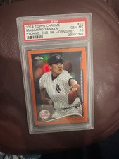 Masahiro tanaka 2014 Topps chrome Orange Refractor #10 PSA 10 Rookie card