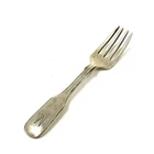 VNTG 18.47g 4" Rogers Lunt & Bowlen Sterling Silver Baby Fork Monogramed "M"