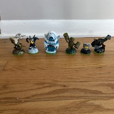 Skylanders Activision Collectible Figures Green Base Spyro  s Adventure Lot Of 6