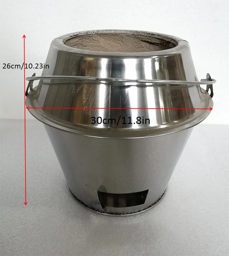 11.8×10.23 in Roast Duck Oven Furnace for 80 Charcoal Chicken Duck Grill