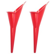 2 Pcs Professional Car Engine Oil Funnel Plastic Motorcycle Fuel Filling