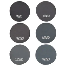 Complete Set of 60 Abrasive Sandpaper Discs for Metal and Wood Finishing