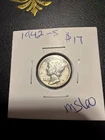1942-S Mercury Dime 90% Silver