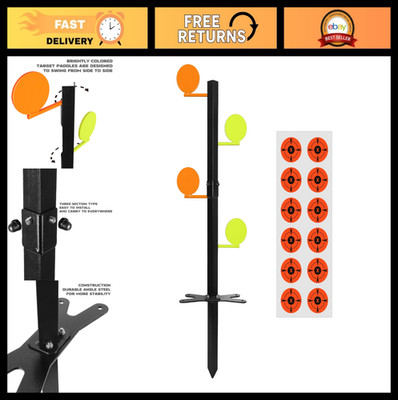 Dueling Tree for .22 Rimfire - Detachable Three-Section Design, Ground Insertabl