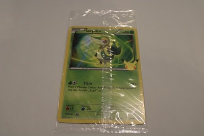 Pokemon 25 Jahre First Erste Partner Pack - Einall - 3 Karten: Serpifeu Floin...