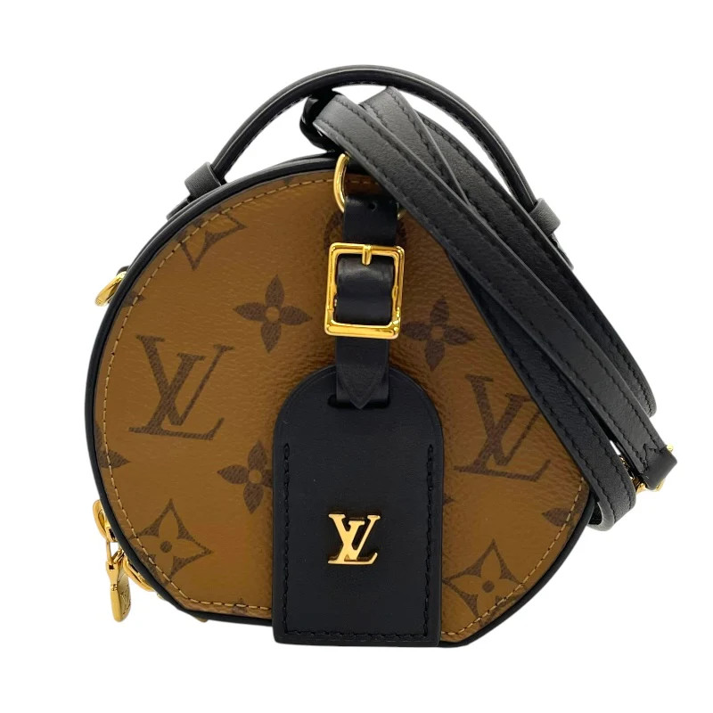 LOUIS VUITTON Mini Boite Chapeau M68276 Brown Monogram Shoulder Bag #1664