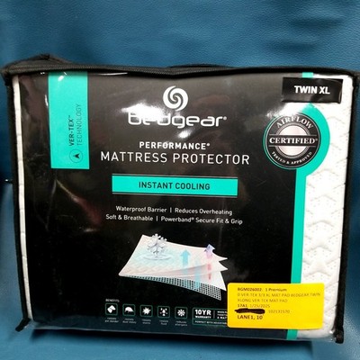 Bedgear Performance Twin XL Sized Performance Mattress Protector W Ver-Tex techn
