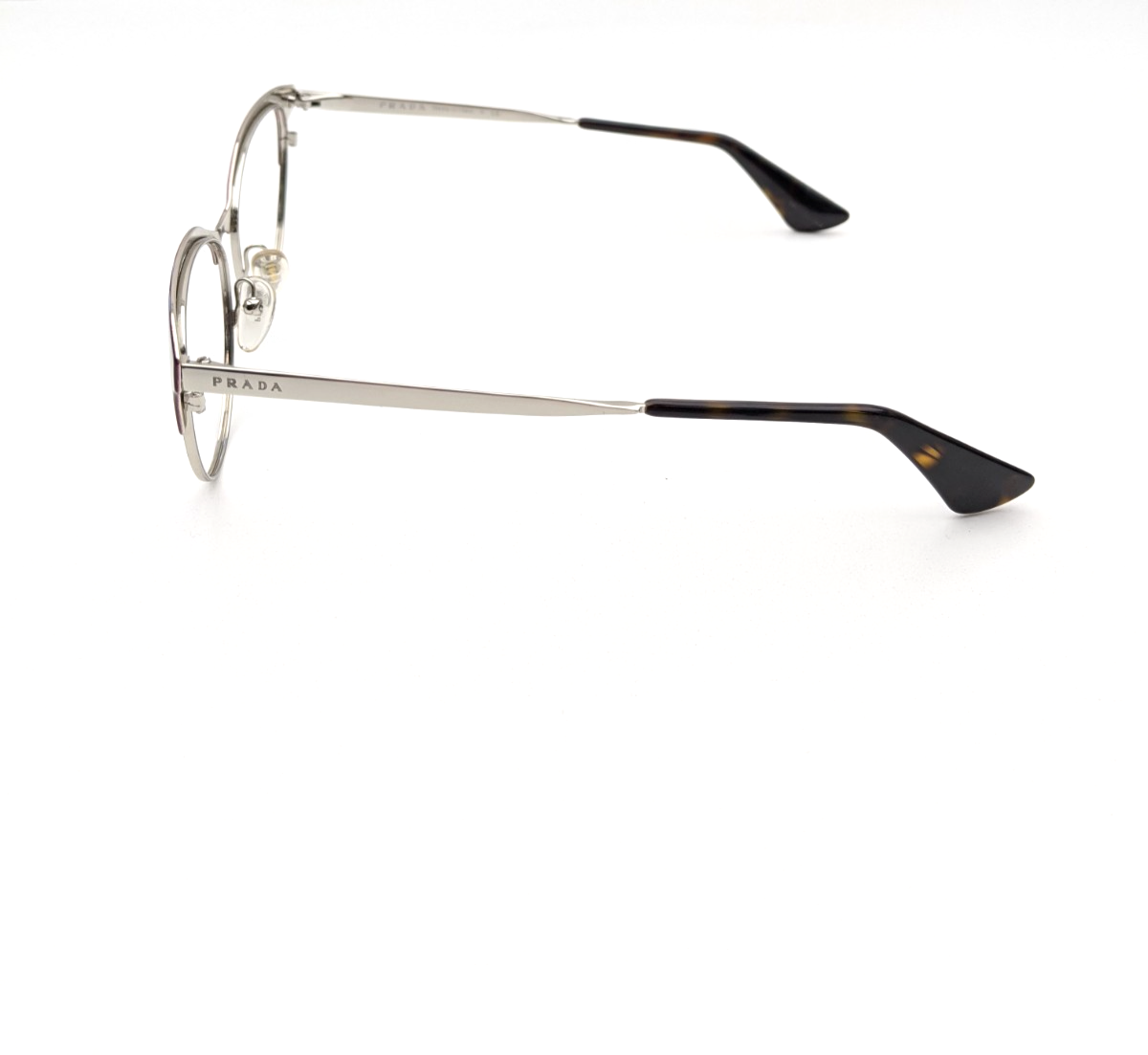 Prada 55S 52-16-140 Eyeglasses in Pink Metal Prada 55S 52-16-140 Eyeglasses in Pink Metal main image 2