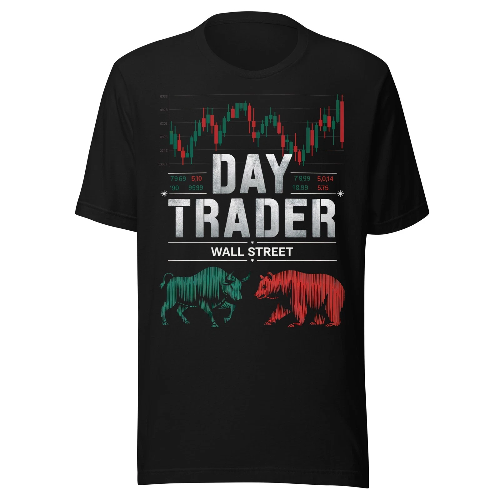 Wall Street Day Trader Crypto Forex Entrepreneur Stock Market Trading T-Shirt