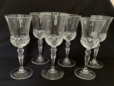 Set Of 6 Vintage Royal Crystal Rock Aurea 7.5...