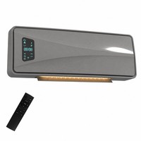 HOMCOM 2000W Ceramic Electric Heater with Fan, Wall Heater, Grey