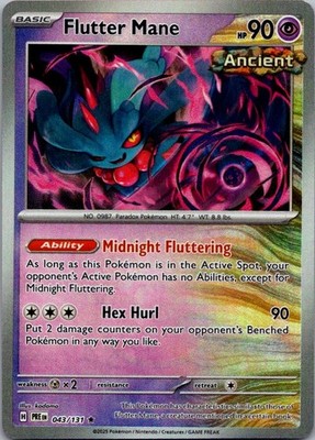 Flutter Mane (Poke Ball Pattern) Rare SV: Prismatic Evolutions 043/131 NM