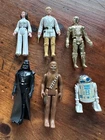Six (6) Vintage 1977 Star Wars Figures GMFGI Hong Kong