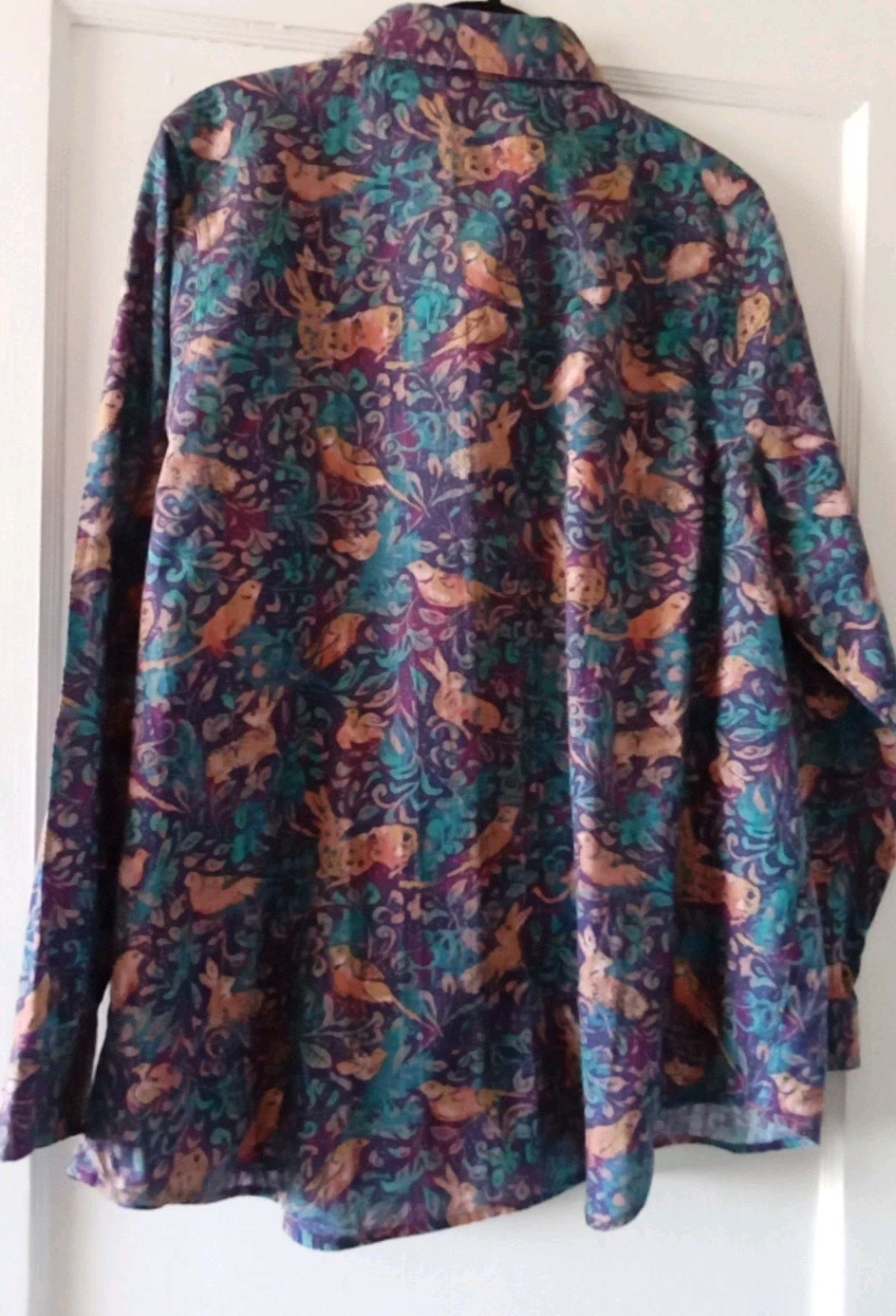 Sundance Multi Colored Snap Button Cotton Shirt S… - image 8