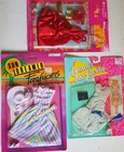 Vtg 1980s THREE Barbie Clone Fashions NRFB for your Silkstone or Superstar dolls