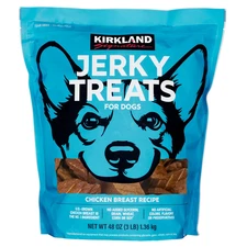 Kirkland Signature Chicken Breast Jerky Dog Treats, 48 oz / 3 lbs