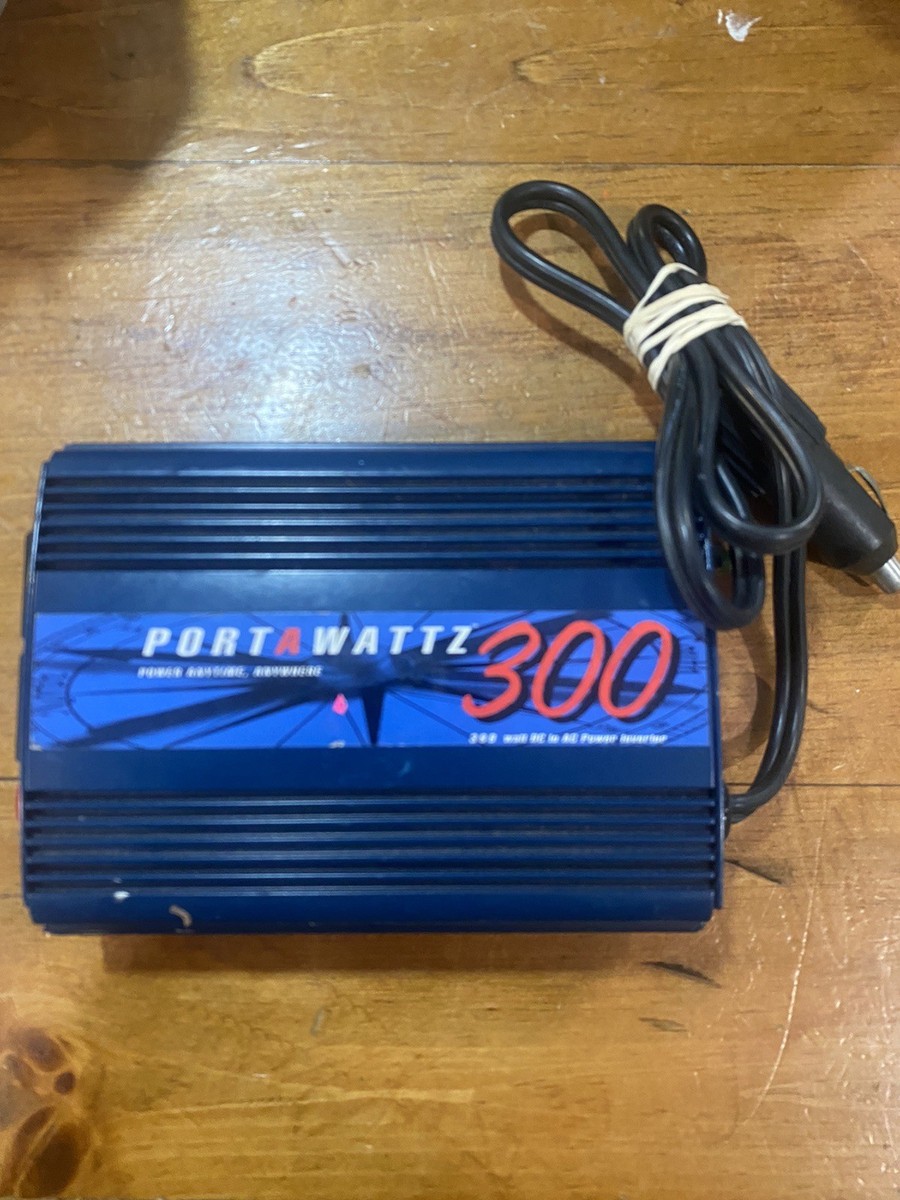PortaWattz 300 Watt DC/AC Power Inverter Twist wire Connect to