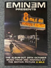 RARE ORIGINAL 72x51cm BILLBOARD RECORD STORE POSTER - EMINEM (2002)
