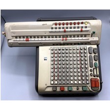 Vintage Monroe CSA-10 Mechanical Calculator Electric Adding Machine Cord Cover