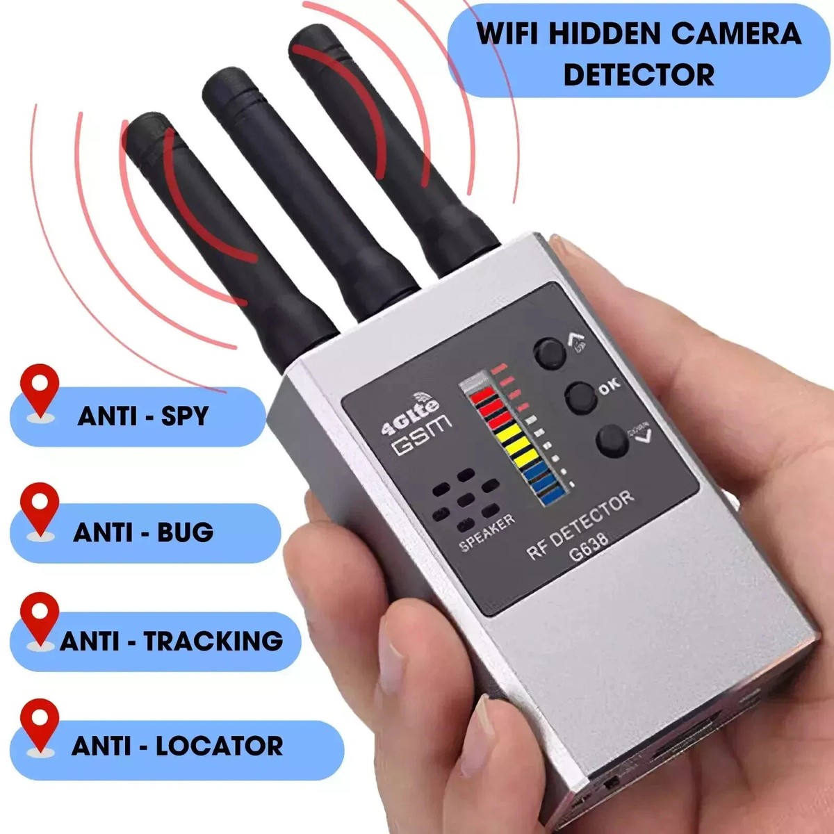 Portabl Hidden Camera Detector Camera Detector Anti Spy GPS