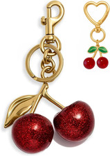 Keychain Cherry Bag Charms - Adorable Key Chains Women Cute for Handbags Car K