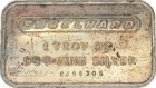 Engelhard 1 Troy Ounce .999 Fine Silver Bar with Serial # toned natural
