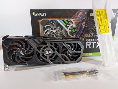 Palit RTX3090 Gaming Pro 24GB GDDR6X Gaming /KI /Workstation Grafikkarte + Extra
