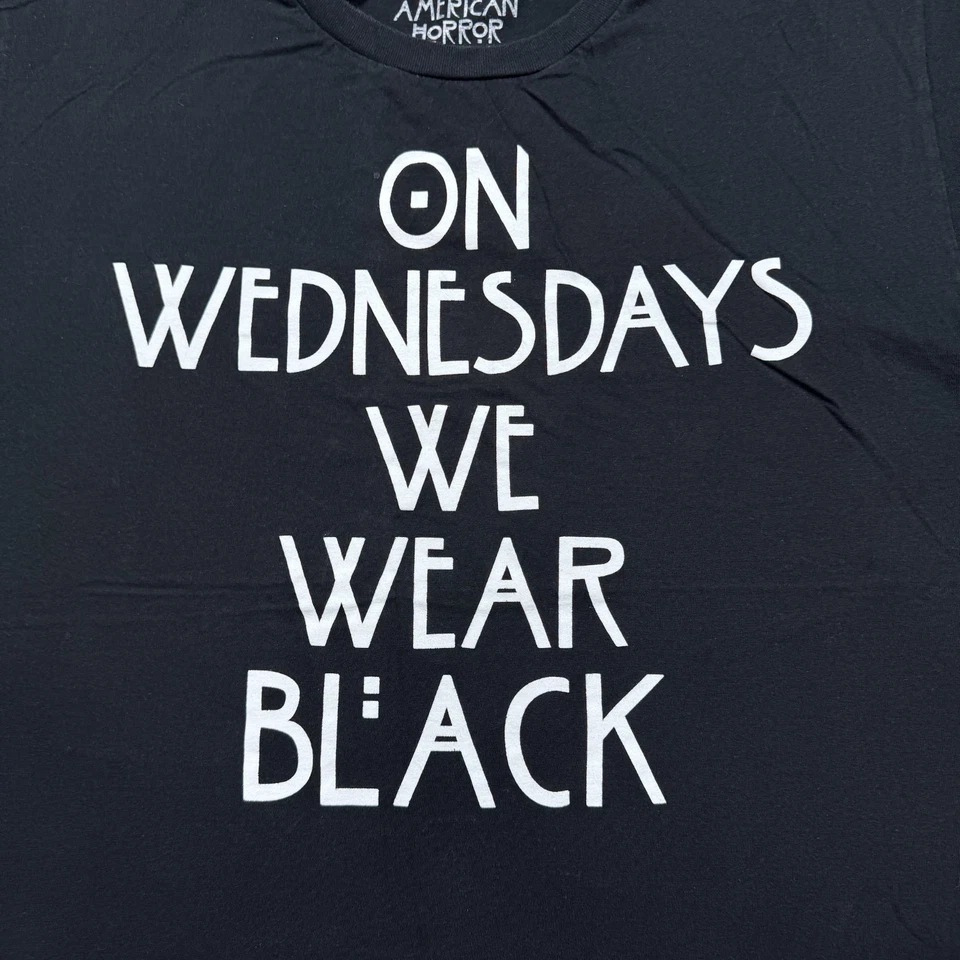 American Horror Story Graphic T Shirt Men's Size L Black Short Sleeve Movie Tee - image 4 of 4