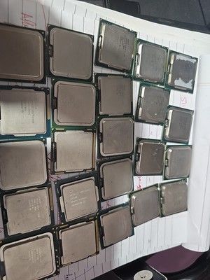 Intel processor chips (lot of 29) i5's, i3's etc