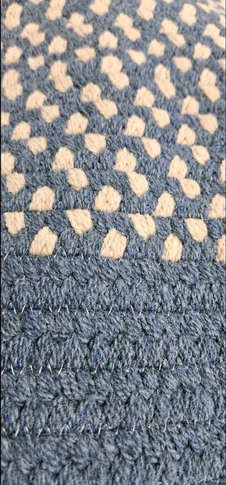 ALFOMBRA REDONDA COLONIAL MILLS 9X9 - AZUL GRANO - NUEVA EN EMBALAJE SIN ABRIR.  Foto 4 de 4