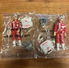 vintage 1986 G.I. Joe lifeline V1 rescue trooper action figures Hasbro lot of 2