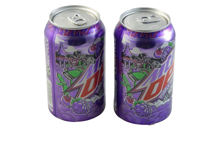 Mountain Dew Purple Thunder Full 12 Oz Can Brand New MTN Berry