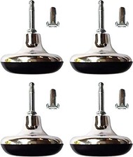 Chrome Glides Feet Legs Castors & Inserts For Divan Bed Base Sofa Settee Chair