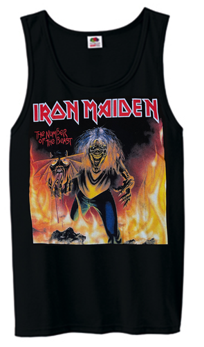 PUNK ROCK BAND IRON MAIDEN #2 TANK-TOP 